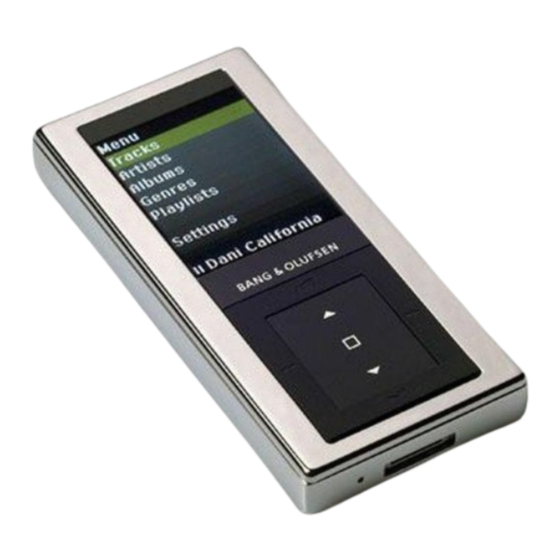 Bang & Olufsen BeoSound 6 User Manual