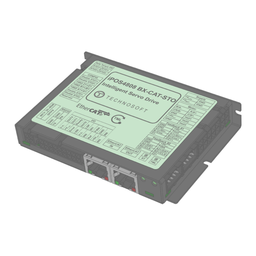 Technosoft iPOS4808 BX-CAT-STO Technical Reference