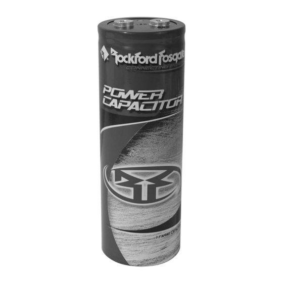 Rockford Fosgate CPC05 Installation And Application Manual