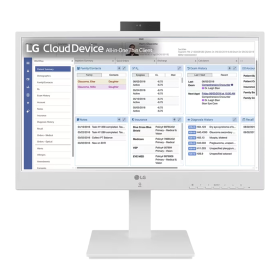 LG CloudDevice 24CR67 Series Manuals
