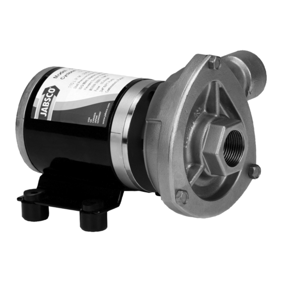 Xylem JABSCO 50840 Series Instruction Manual