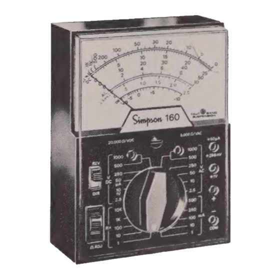 Simpson 2800 Operator's Manual