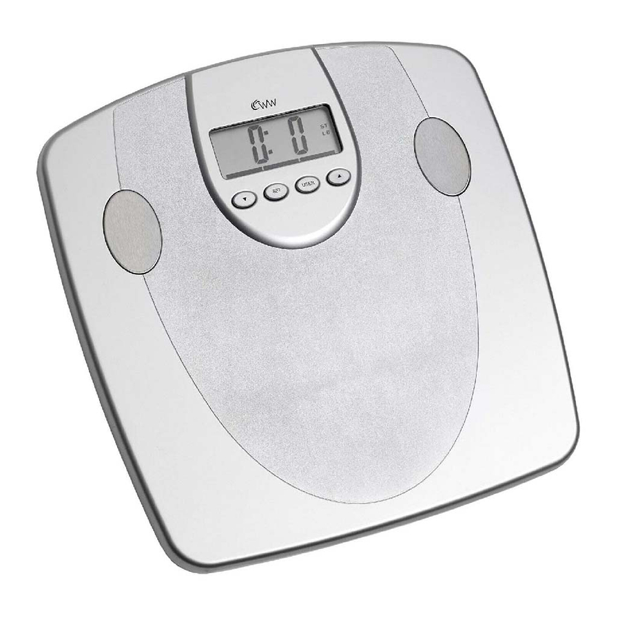 Weight Watchers 8991BU User Manual