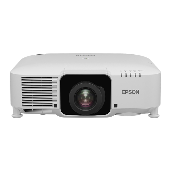 User Manuals: Epson Pro L1060U WUXGA Laser Projector