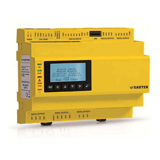 sauter RDB900F901 Manual