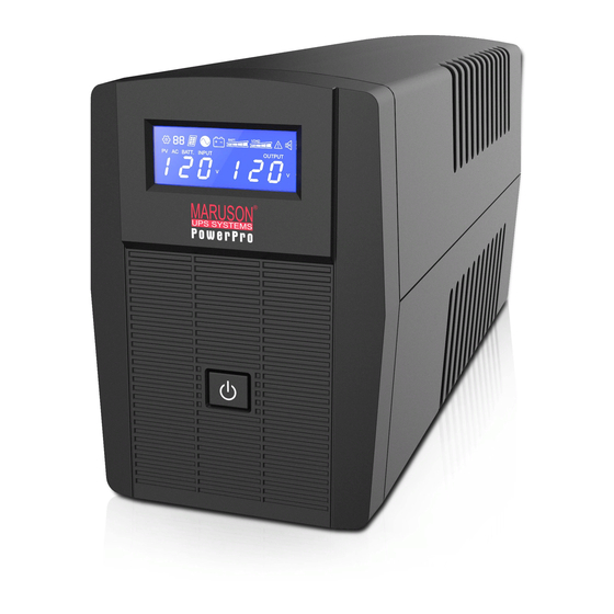 Maruson PRO-400A LCD User Manual