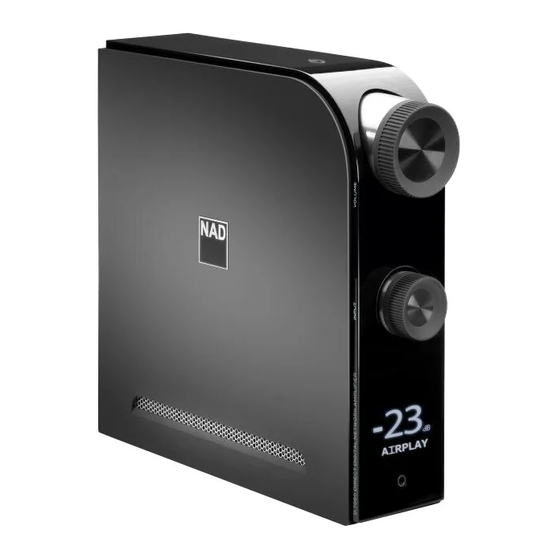 NAD D 7050 Quick Setup Manual