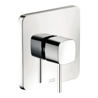 Hans Grohe Axor Starck X 10404 1 Series Installation/User Instructions/Warranty