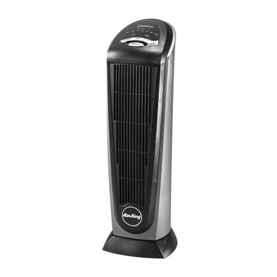 Air King OSCILLATING CERAMIC TOWER HEATER WITH REMOTE CONTROL 2PY99/8132 Operating Manual