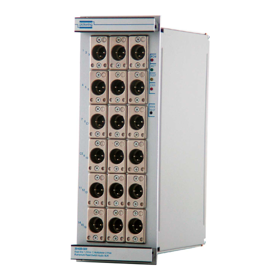 Pickering SYSTEM 10 User Manual