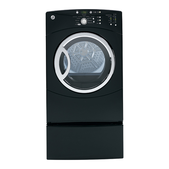 GE DCVH680EJBB 27" ELECTRIC DRYER INSTALLATION INSTRUCTIONS MANUAL