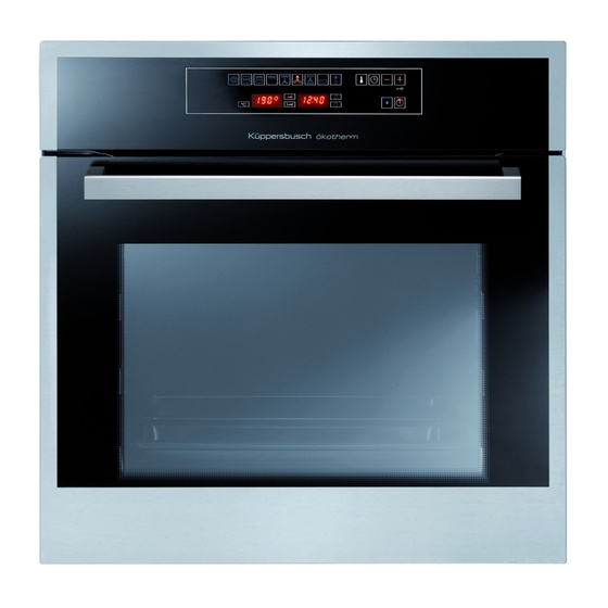 Küppersbusch EEB 6400.8 Instructions For Use And Installation Instructions