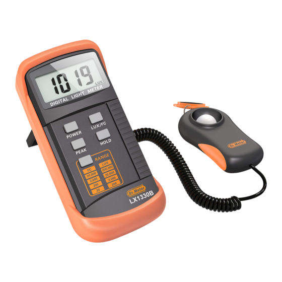 Dr.Meter LX1330B Operation Manual