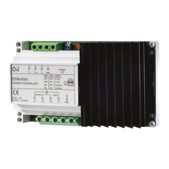 OJ Electronics EFR Series Instructions Manual