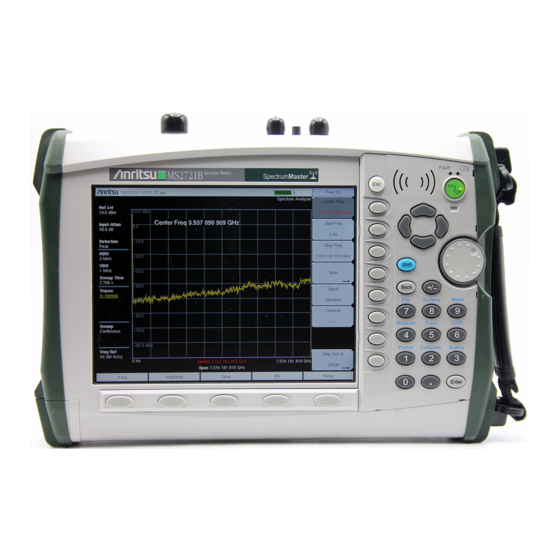 Anritsu Spectrum Master MS2721B Maintenance Manual