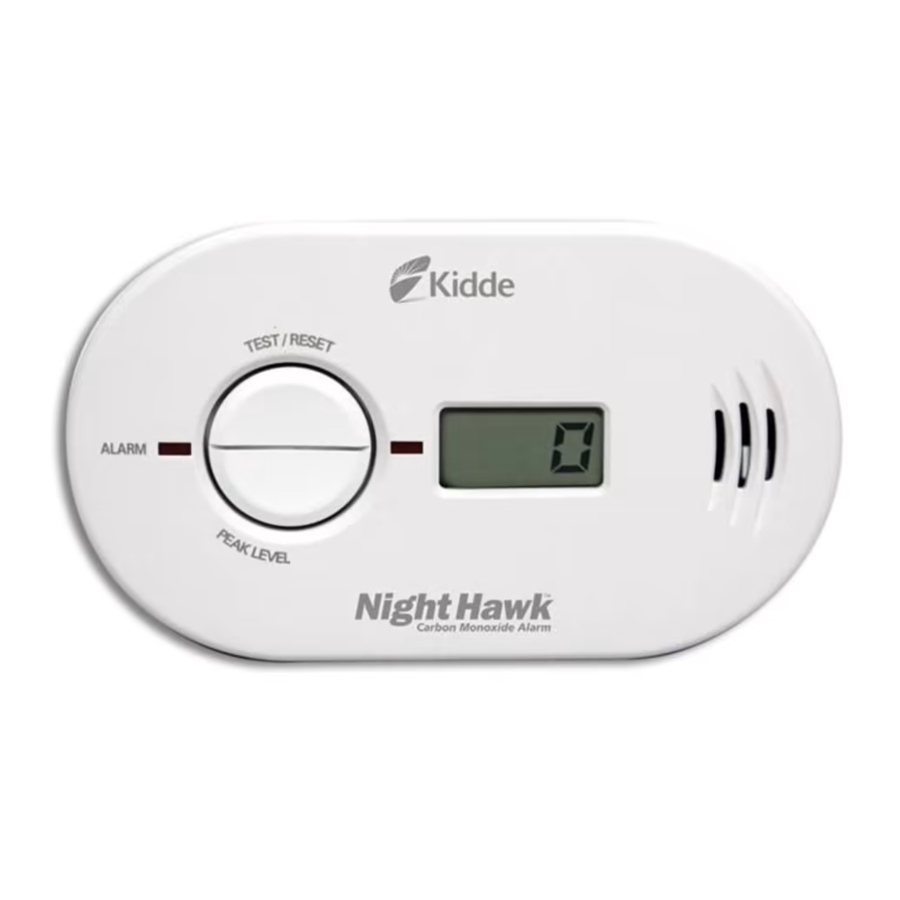 Kidde KN-COB-B-LP - Carbon Monoxide Alarm Manual