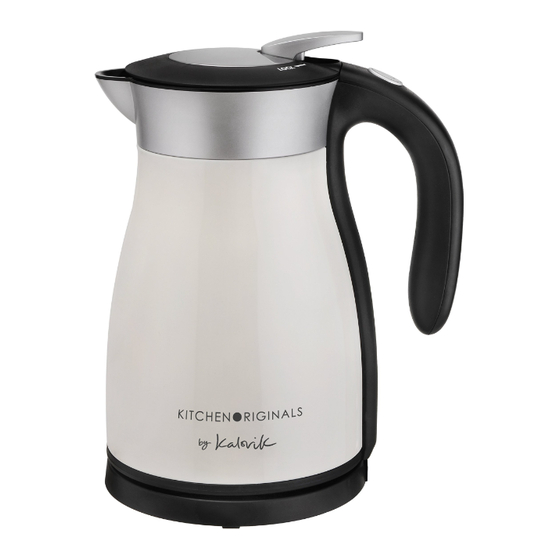 Kalorik KITCHEN RIGINALS TKG JK 1034 Manual