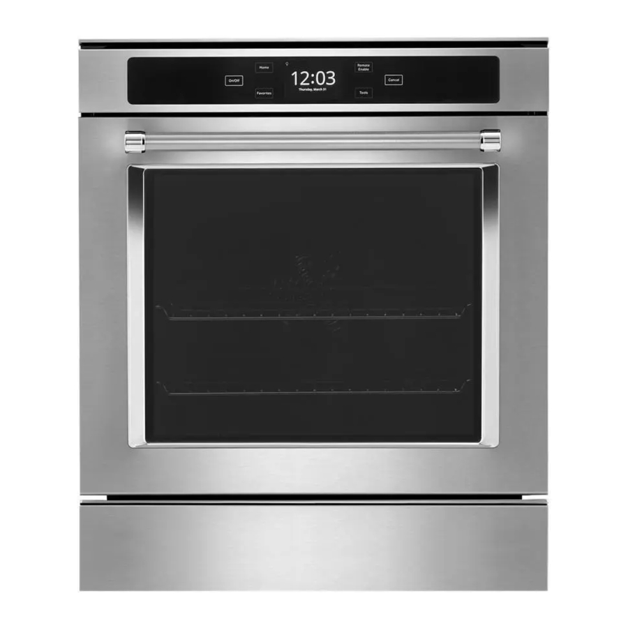 KitchenAid KOSC504PPS - 24" Smart Single Wall Oven with True Convection Manual