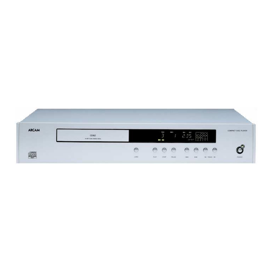 Arcam DiVA CD82 Service Manual