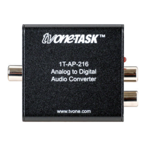 TV One 1T-AP-216 Instruction Manual