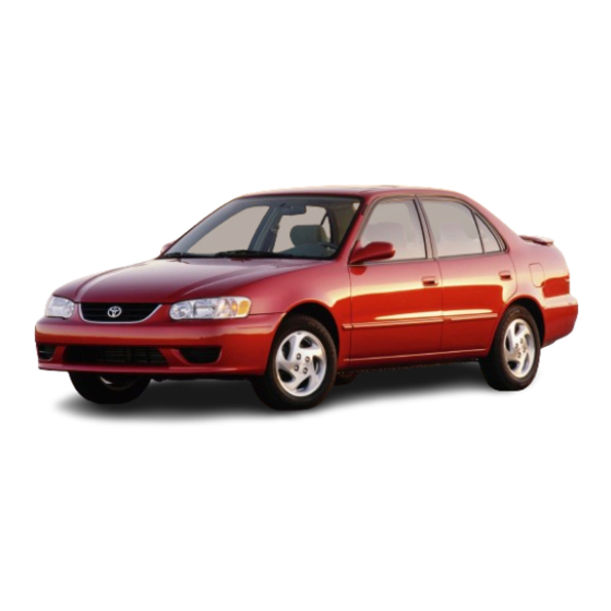 Toyota Corolla 2000 Owner's Manual