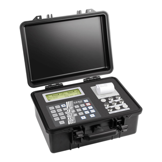 KERN VHP-T Operating And Installation Instructions
