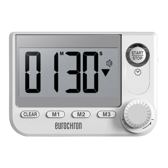 Eurochron EDT 8001 Operating Instructions