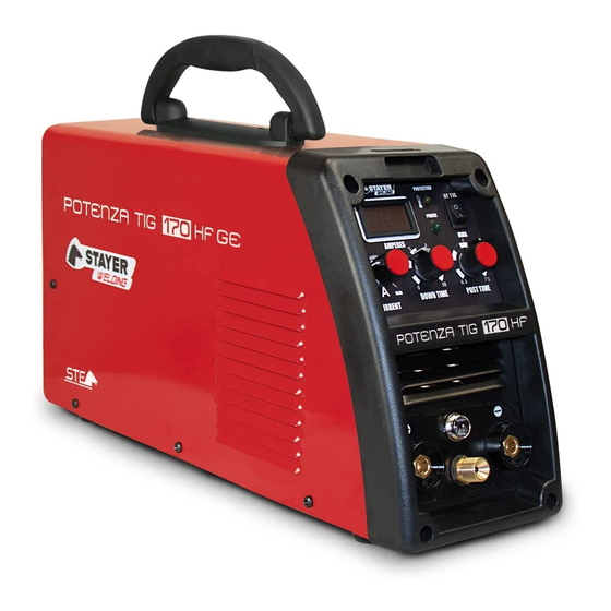 STAYER WELDING PROGRESS 1700 L Operating Instructions Manual