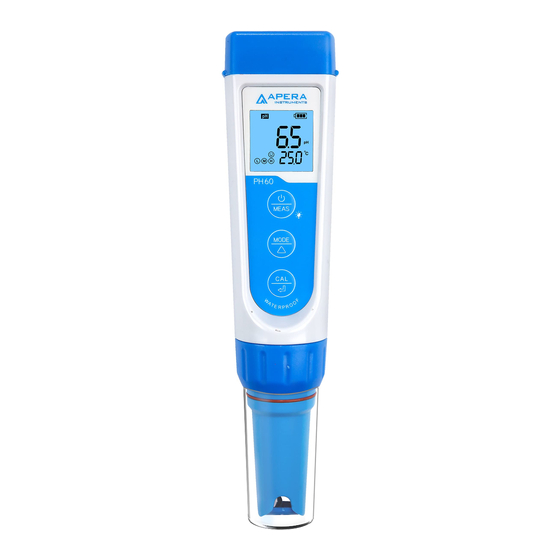 Apera PH60 Quick Start Manual