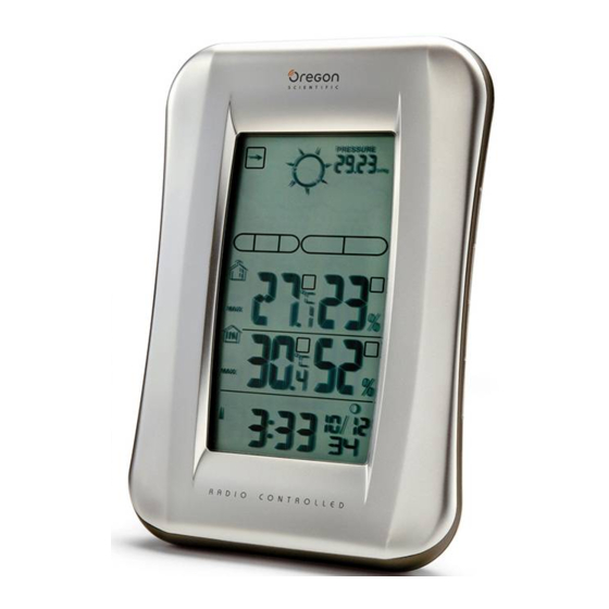 Oregon Scientific BAR688HG - Wireless Weather Station with Temperature Manual