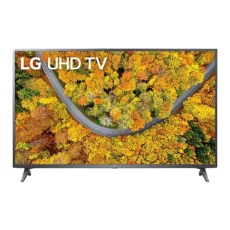 LG UP75 Series Quick Start Manual