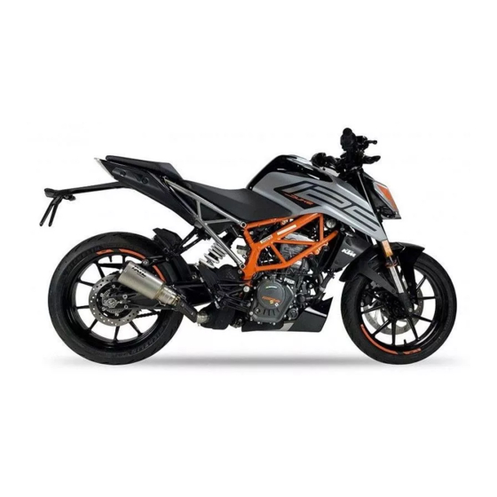 KTM 125 DUKE 2022 Owner's Manual