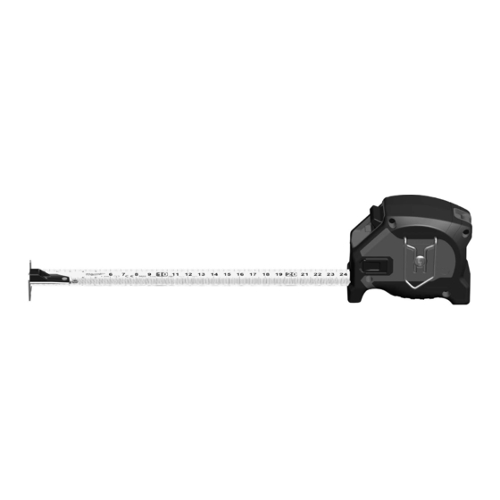 Milwaukee HEAVY DUTY 7,5 m LED Tape Measure Original Instructions Manual