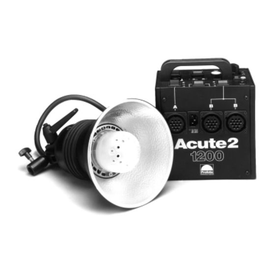 Profoto Acute2 manual Manual