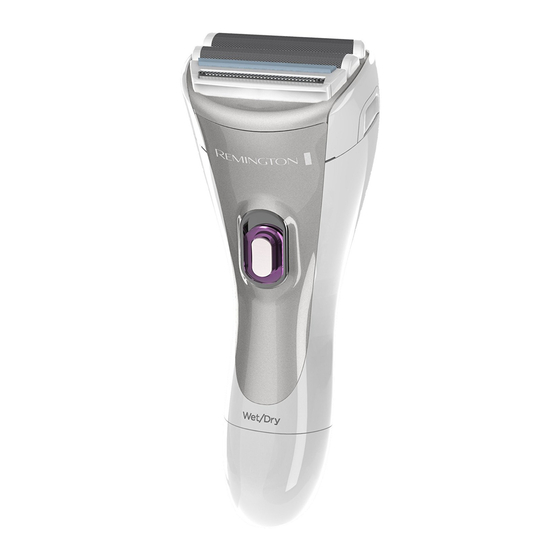 Remington SMOOTH AND SILKY WDF-4830 Use And Care Manual