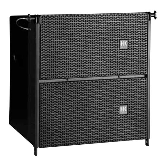 HK Audio CONTOUR ARRAY Manual