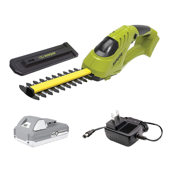 SNOWJOE Sunjoe 24V-SSEG-LTE Manuals