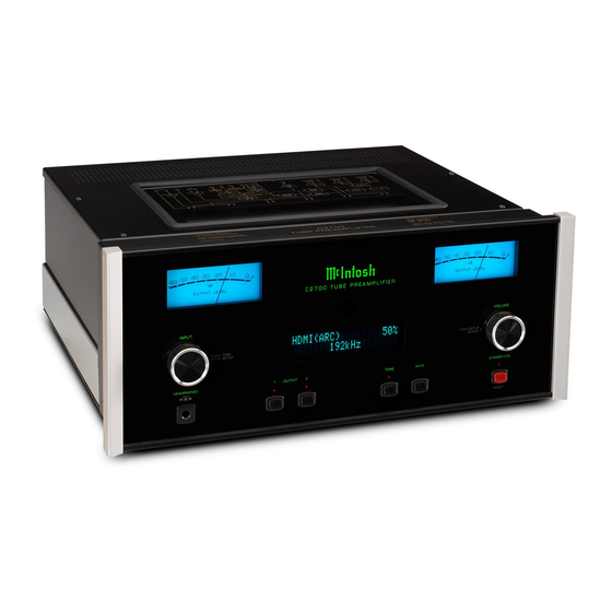 McIntosh C2700 Connection Diagram