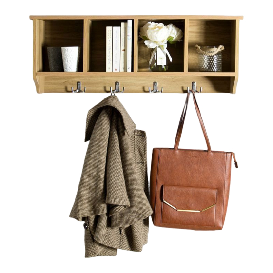 GFW KEMPTON COAT RACK WITH STORAGE Manual