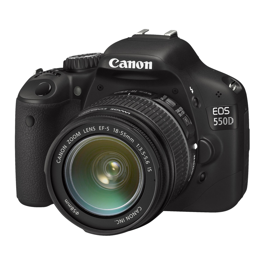 Canon EOS 550D Quick Reference Manual