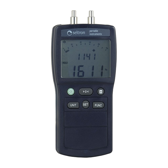 Seitron PRESSOTEST 100 Manual