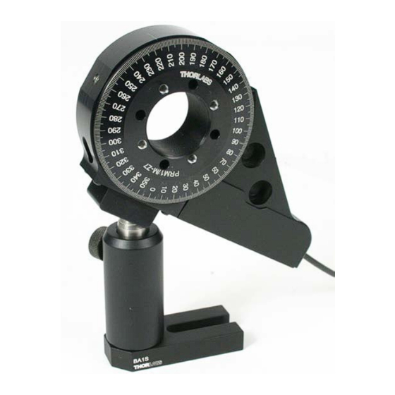 THORLABS PRM1-Z7 Series Manual