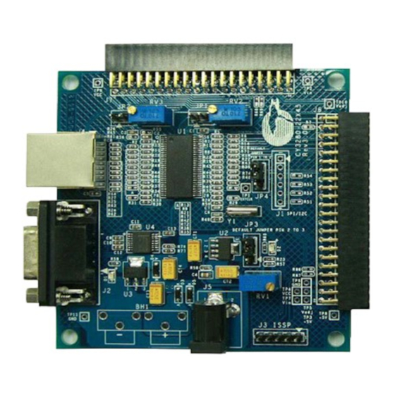 Cypress CAPSENSE CY3280-28 Series Quick Start Manual
