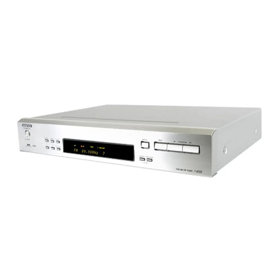 Onkyo T-4555 Instruction Manual