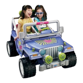 Fisher-Price FISHER PRICE Barbie Jammin' Jeep WRANGLER Owner's Manual With Assembly Instructions