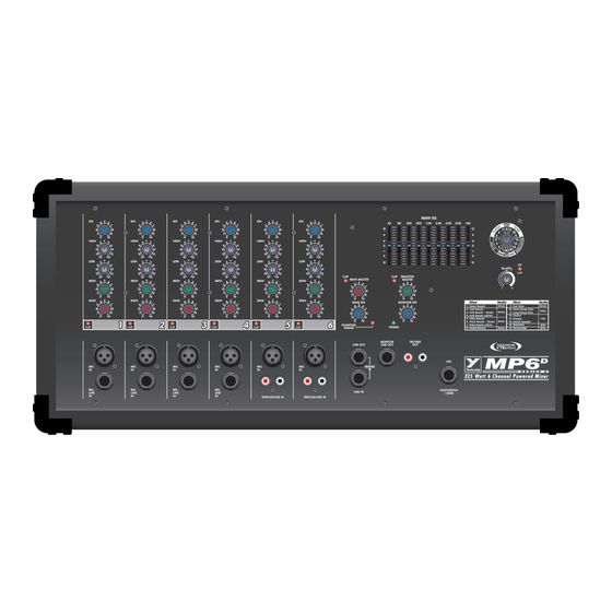 YORKVILLE MP6D2 Service Manual