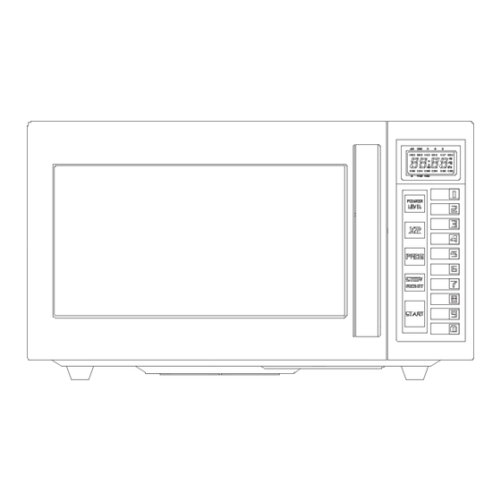 Sammic HM-1001 Microwave Oven Manuals