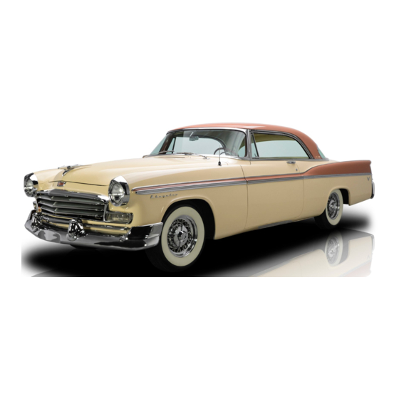 Chrysler 1956 Imperial Service Manual