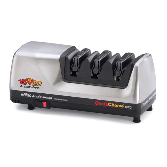 Chef's Choice Angle Select 1520 Instructions Manual