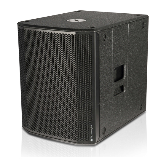 dB Technologies SUB 600 Series User Manual